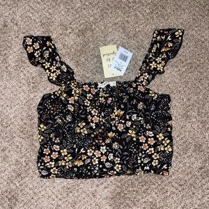 Floral crop top